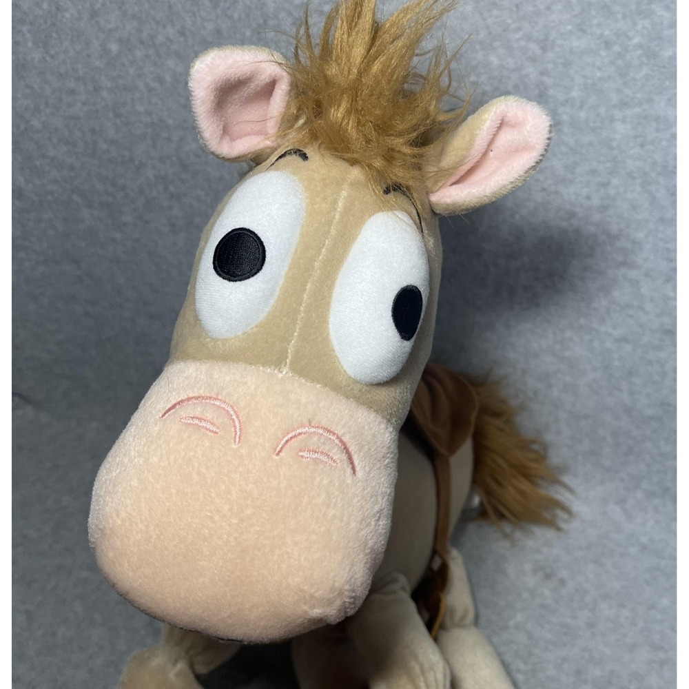 Disney Pixar Toy Story‎ Bullseye Plush Horse 18 inch Stuffed Animal Saddle Beige - Picture 10 of 12